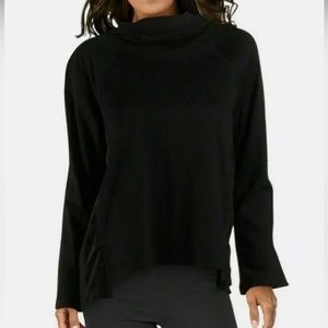 Calvin Klein Performance Women’s Black Cowl-neck Sweatshirt Sz XL